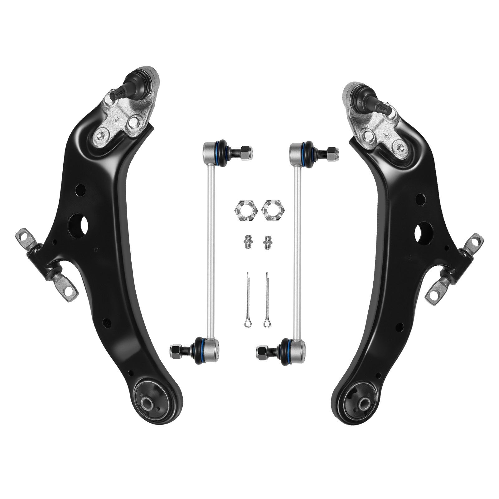 Front Lower Control Arms w/Ball Joints Sway Bars for Lexus RX450h Toyota Venza