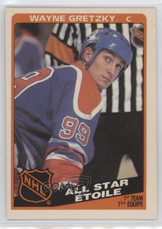 1984-85 O-Pee-Chee All Star Wayne Gretzky #208 HOF 18x4