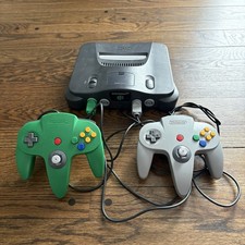 Nintendo 64 Console NUS-001 2 Controllers Power Cord 1996 Model
