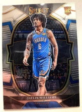 JAYLIN WILLIAMS ROOKIE • 2022-23 Panini Select #99 • SHARP OKC THUNDER RC!!!