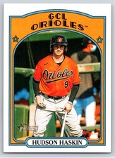 2021 Topps Heritage Minor League Hudson Haskin Rookie RC #120