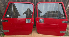 Full Hard Doors 87-95 Jeep Wrangler Yj Renegade. Red. Wmirrors Full Hard Doors 87-95 Jeep Wrangler Yj Renegade. Red. Wmirrors