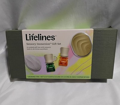 Lifelines Sensory Immersion Set Grounding Stone Fidget Essential Oil Diffuser