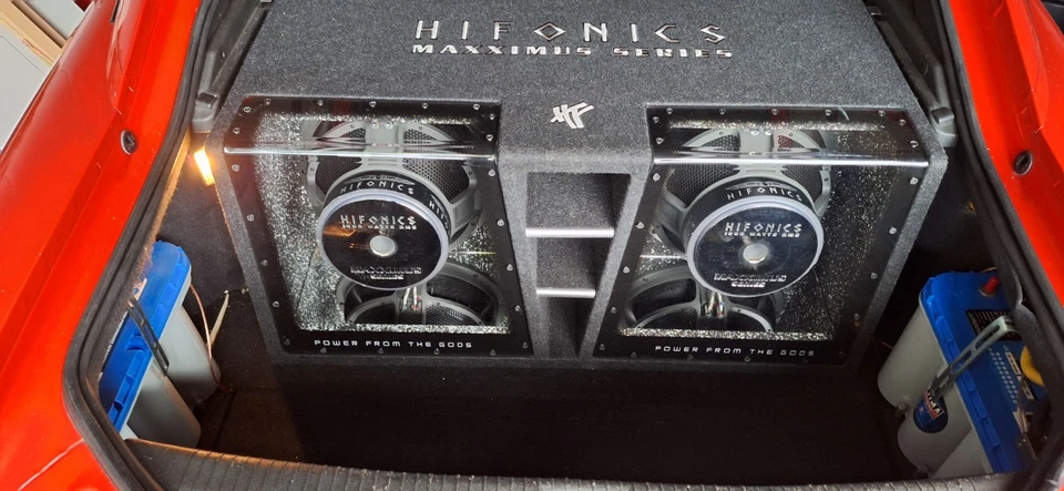 Hifonics Maxximus MXZ 12 Dual 2 x 30 cm Doppel-Bandpass 2 x 4 Ohm 2000 WRMS - Bild 2 von 4