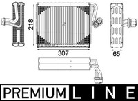 Mahle AE 122 000P Verdampfer, Klimaanlage FüR MERCEDES-BENZ