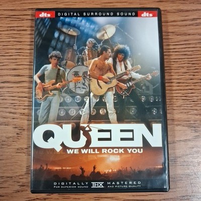 Queen - We Will Rock You (DVD, 2001) Digital Surround Sound (DTS) Rock Concert