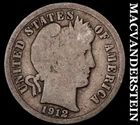 1912-D Barber Dime- Scarce Better Date No Reserve #i7401