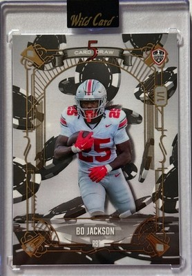   Bo Jackson 1st Trading Card 2025 5 Card Draw 1/1   Ohio State Buckeyes  