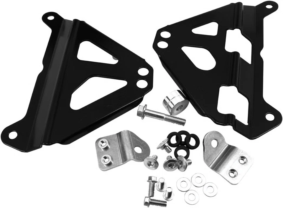 Soporte de radiador Works Connection - plateado moto 18-B179 1901-0535 Foto 2 de 4