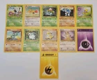 Vintage Pokemon Cards - Base Set 2 Lot - 11 Cards