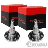 2X Metzger Radnabe Hinten Beidseitig Passend FÜR Audi 50 80 90 Coupe Seat Arosa