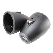 Pair of 8" Blk Marine Tower Speaker Enclosure for LED Speakers Audiopipe