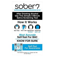FDA Cleared Saliva Alcohol Test Strip, Highly Accurate BAC Self  Test, 2  3 Min...