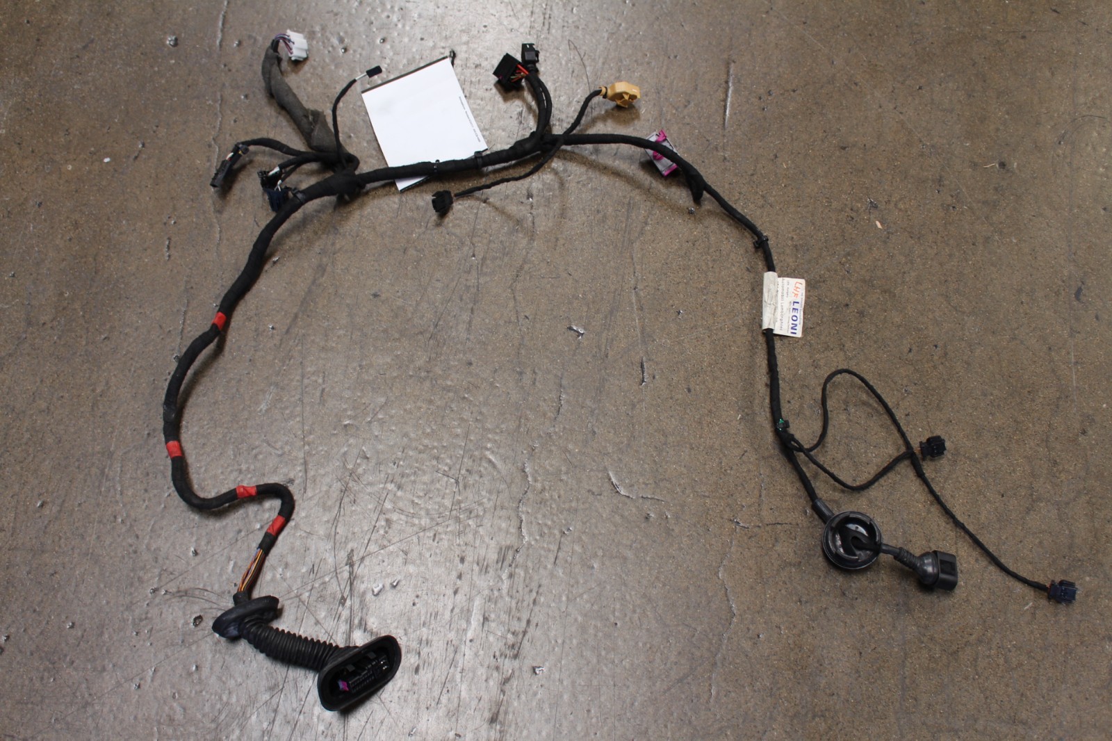 Lamborghini Gallardo Coupe, Spyder, LH, Door Wire Harness, Used, P/N 401971035A