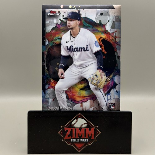 2024 Topps Finest #296 Jacob Amaya | Baseball Card