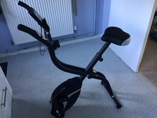 YYFITT Foldable Fitness Exercise Bike with 16 Level Resistance Monitor Sensor