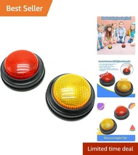 Educational 2-Pack Answer Buzzers - Enhance Concentration & Fun Learning