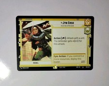 Star Wars Unlimited: Spark Of Rebellion - JYN ERSO #018 w/2 Free cards