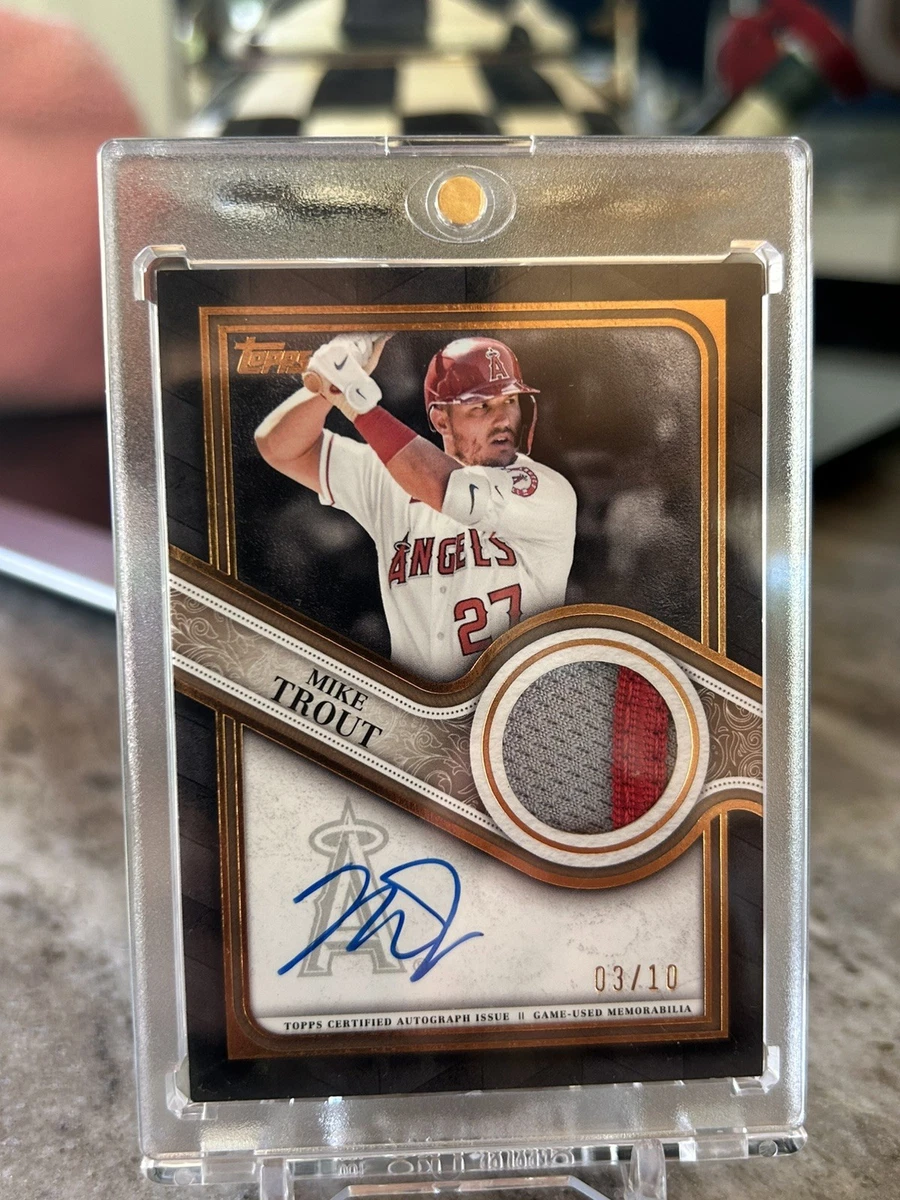 Topps Mike Trout Serial Numbered Baseball Sports Trading Card