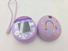 Bandai Tamagotchi Pix Sky Purple Virtual Pet Handheld Game w/Case  Strap 2020