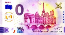 75008 Arc de Triomphe 4, Monuments, 2025, Anniversaire, Billet Euro Souvenir