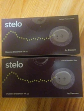 NEW Stelo Glucose Biosensor Kits - 4 Continuous Gluscose Monitors Dexcom 10/26