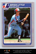 1985 Fleer #402 Bryan Little