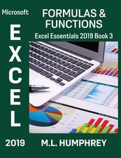 Excel 2019 Formulas  Functions Excel Essentials 2019