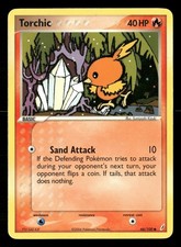 Pokemon TCG Torchic Fire Common EX Crystal Guardians 66/100 HP