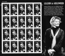 US MNH 4461  KATHARINE HEPBURN  PANE OF 20  .44 CENT STAMPS
