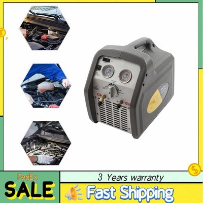A/C Refrigerant Recovery Machine for hvac freon reclaim 3/4HP 110V/60Hz 558psi~