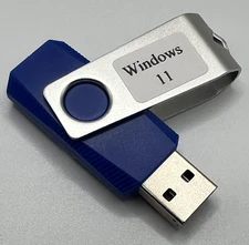 Recovery and Repair USB Drive for Windows 11, 64-Bit, Install-Restore-Recover Bo