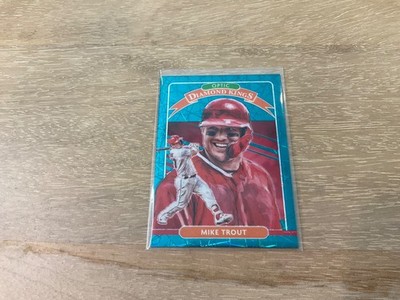 2020 Panini Donruss Optic Mike Trout Diamond Kings Teal Velocity Prizm /35 SSP