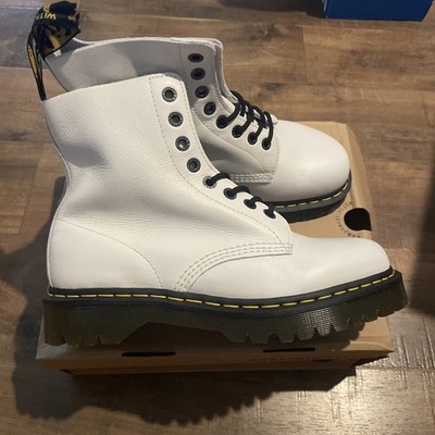 Dr Martens 1460 Pascal Bex Boot Optical White Mens Size 11 Womens 12 NEW