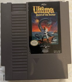 Ultima Quest of the Avatar Nintendo NES Game Cartridge Only