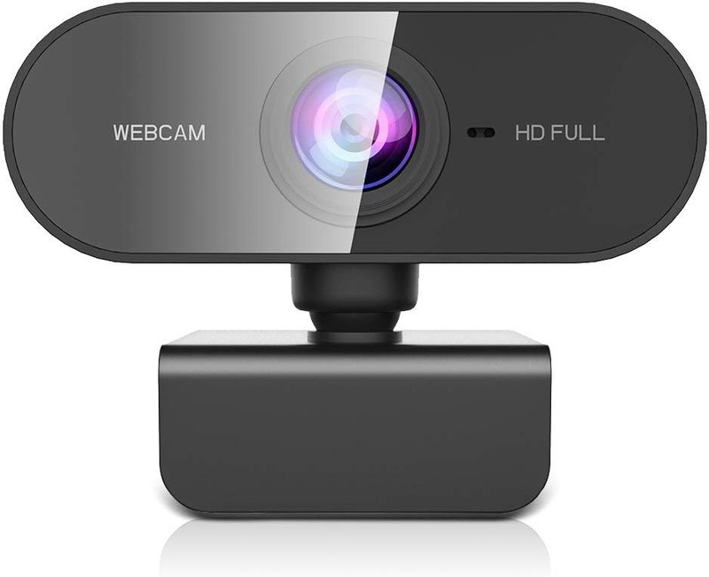 Webcam for PC with Microphone, HD 1080P Streaming Web Cam for PC,MAC, Laptop,Plu