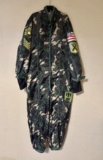 Kids Camouflage Army Special Forces Soldier Costume Halloween Tactical Size M