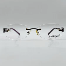 VonBogen Eyeglasses Women Square Red Purple Rimless Mod. OX4067 New