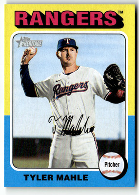 2024 Topps Heritage MLB No. 527 Tyler F. Mahle