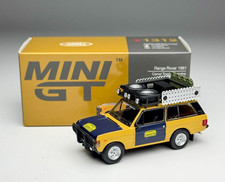 Mini GT 1312 1/64 Range Rover 1981 Camel Trophy Sumatra H.Fischer & W.Bays