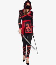 Spooktacular Creations Halloween Ninja Costume for Adult Women Size Small S