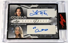 Liv Tyler Alicia Silverstone 2023 Leaf Decadence Auto Card # 1/1 Aerosmith Crazy