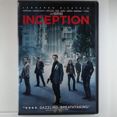 Inception DVD 2010 Leonardo DiCaprio Christopher Nolan Widescreen Special
