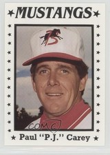 1991 Sport Pro Billings Mustangs Paul Carey #28 0w6