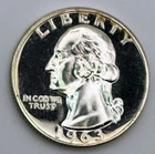 1962 Proof Washington Quarter 90% Silver Philadelphia Mint USA Coin