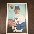 Bowman 1989 Nolan Ryan #225 Texas Rangers Autographed Baseball Trading Card