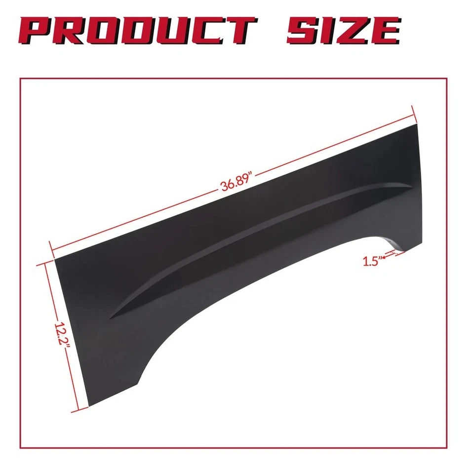 Par superior trasero panel de reparación de arco de rueda para Chevy Silverado GMC Sierra 1999-2007 Foto 2 de 4