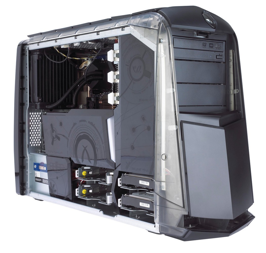 【使用少美品】 DELL デスクトップ　 ALIENWARE AURORA R1 Alienware Aurora R1, 600GB, 24GB RAM, i7-975, NVIDIA GeForce GT