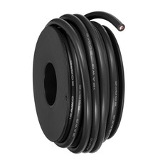 12 AWG Flexible Silicone Wire 6m/20ft, Tinned Copper Electrical Wire, Black