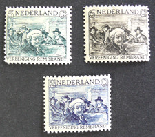 TIMBRE DES PAYS-BAS : 1930 YVERT N° 227 à 229 NEUF * - SOCIETE REMBRANDT - BE